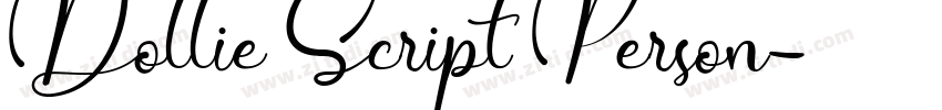 Dollie Script Person字体转换 Dollie Script Person字体转换